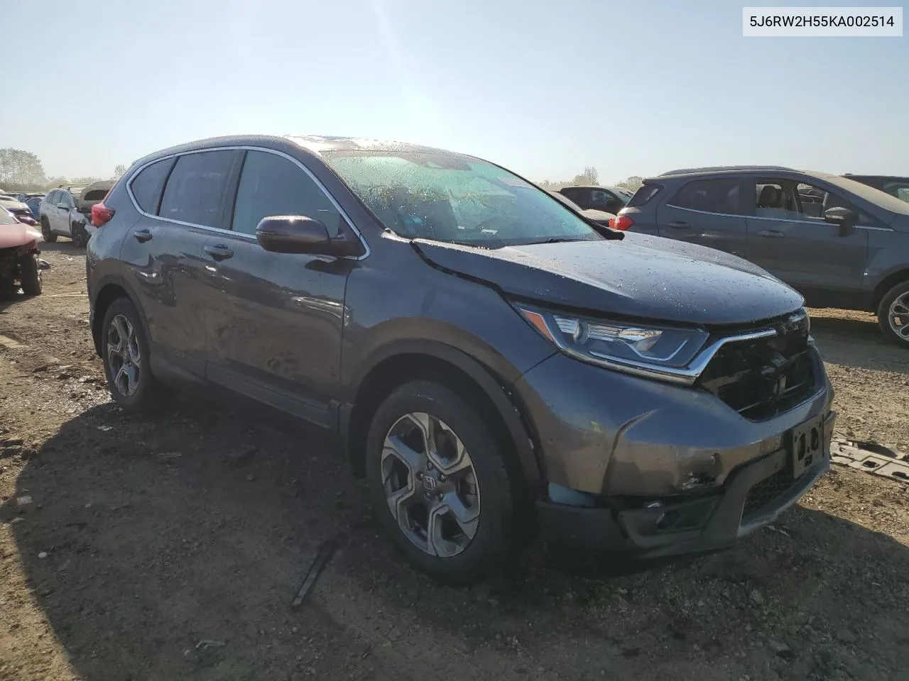 2019 Honda Cr-V Ex VIN: 5J6RW2H55KA002514 Lot: 73654854