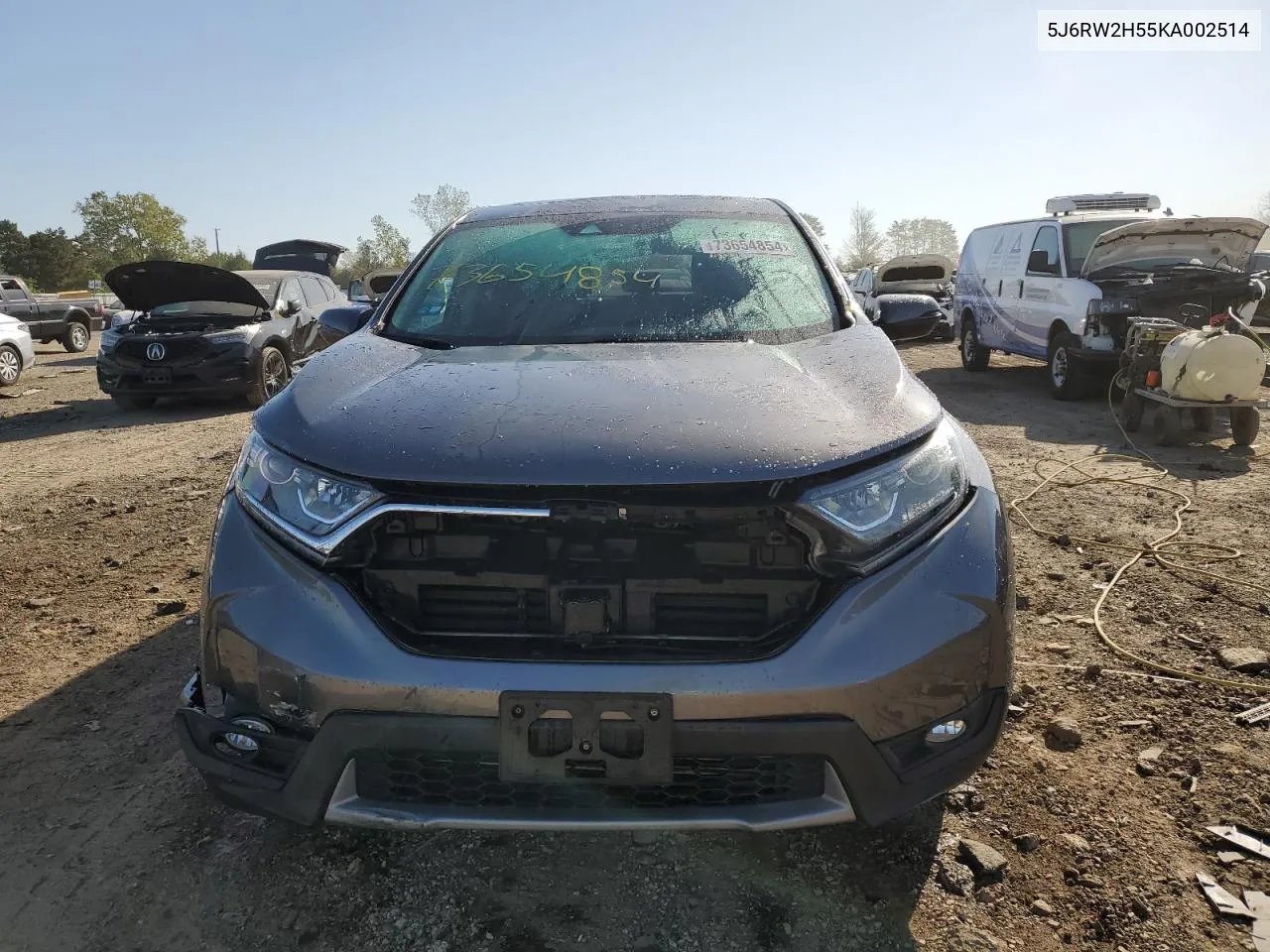 2019 Honda Cr-V Ex VIN: 5J6RW2H55KA002514 Lot: 73654854