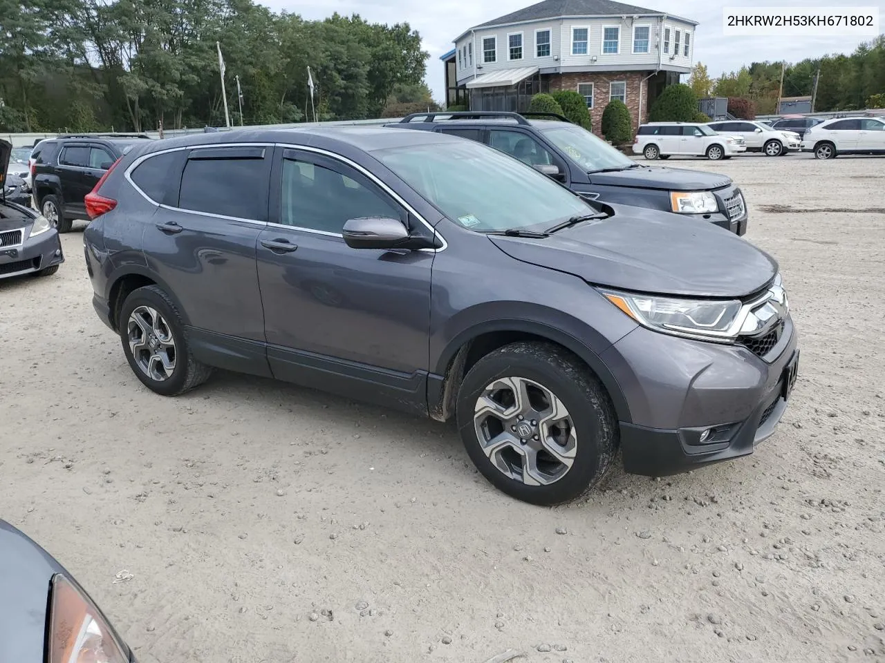 2019 Honda Cr-V Ex VIN: 2HKRW2H53KH671802 Lot: 73724064