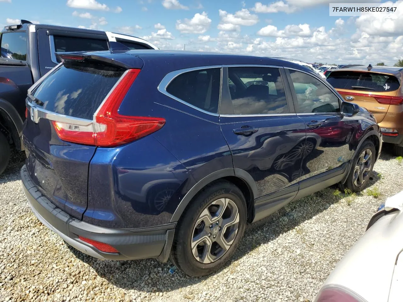 2019 Honda Cr-V Exl VIN: 7FARW1H85KE027547 Lot: 73751114