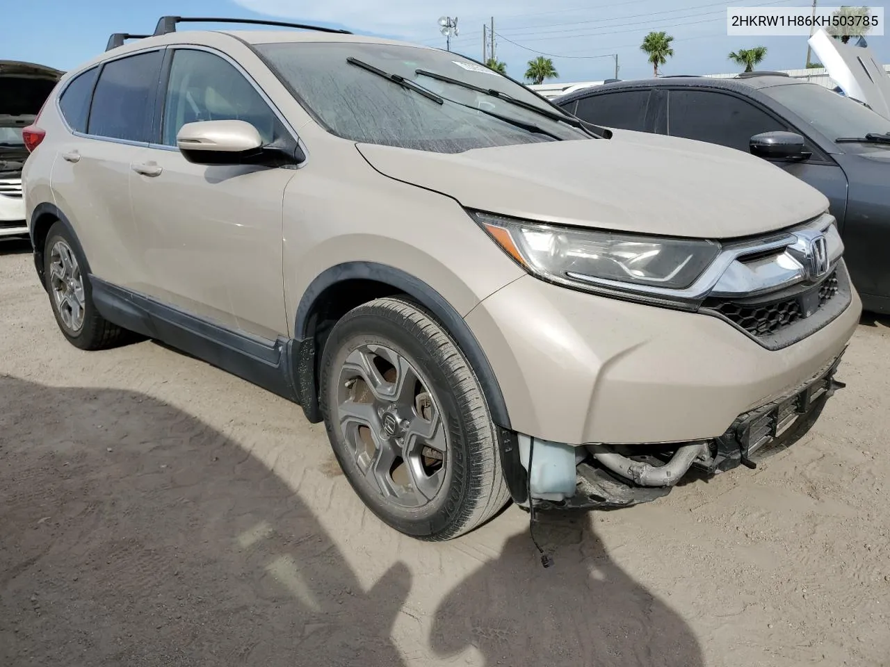 2019 Honda Cr-V Exl VIN: 2HKRW1H86KH503785 Lot: 73751414