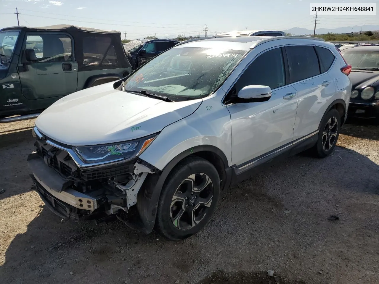 2019 Honda Cr-V Touring VIN: 2HKRW2H94KH648841 Lot: 73754914