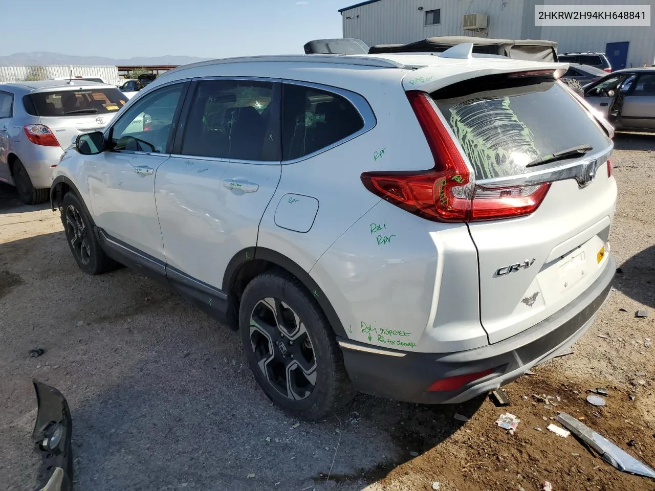 2019 Honda Cr-V Touring VIN: 2HKRW2H94KH648841 Lot: 73754914