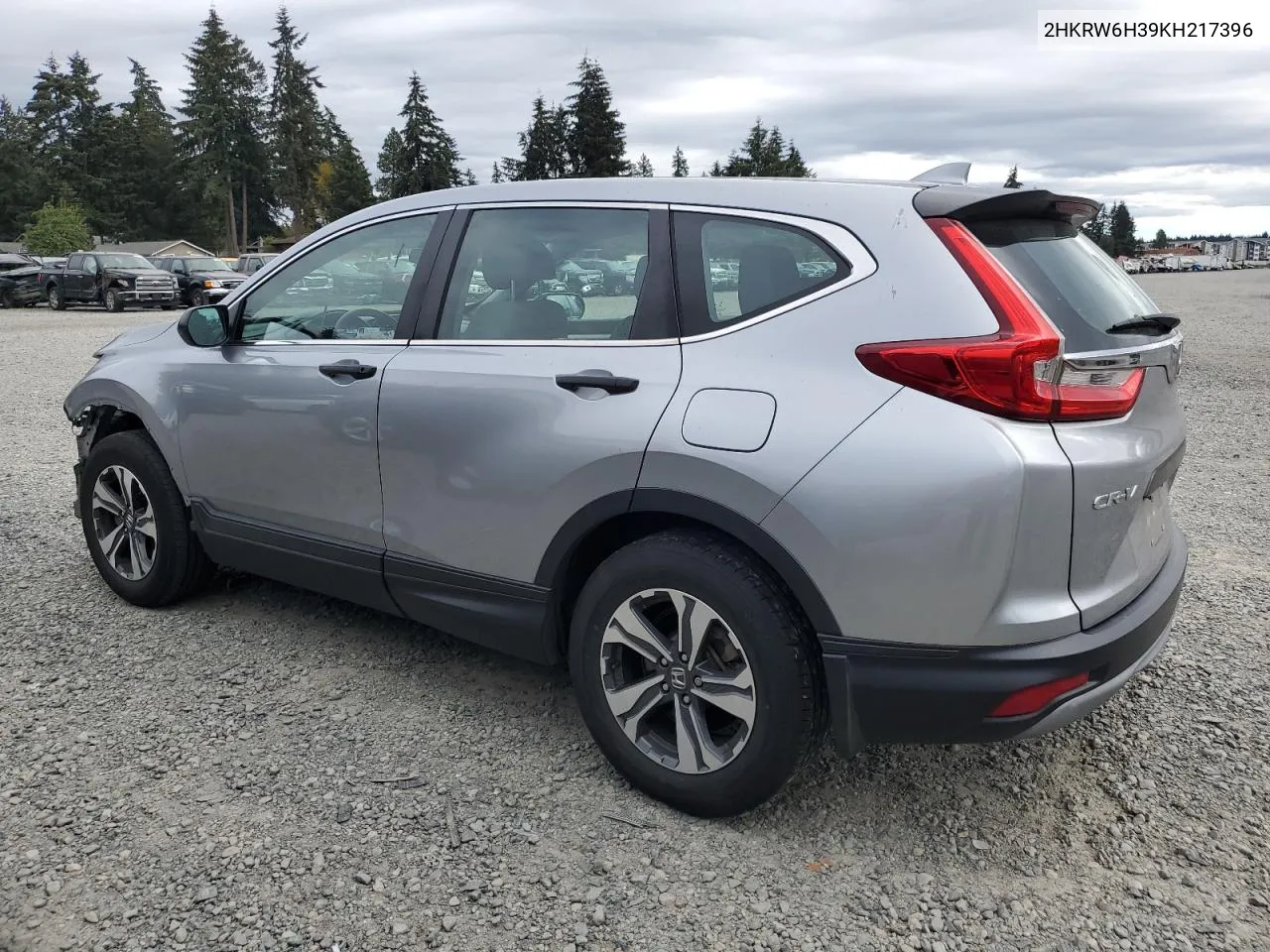 2019 Honda Cr-V Lx VIN: 2HKRW6H39KH217396 Lot: 73757584