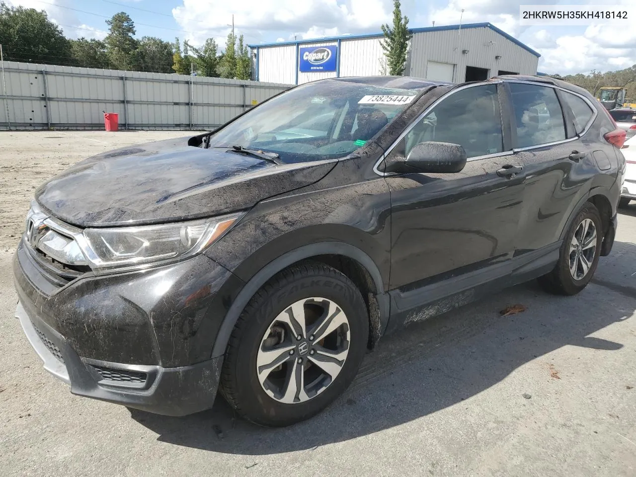 2019 Honda Cr-V Lx VIN: 2HKRW5H35KH418142 Lot: 73825444