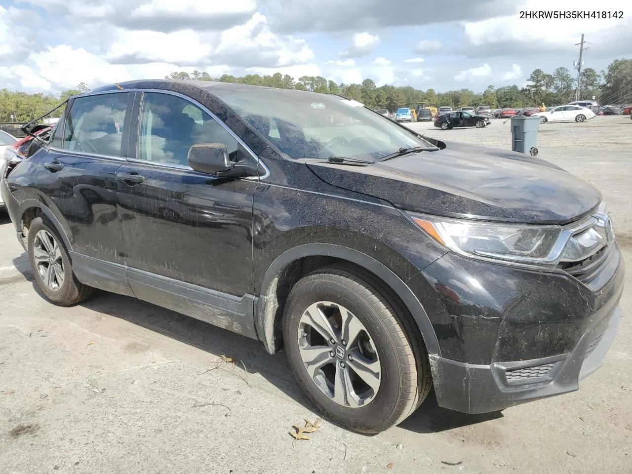 2019 Honda Cr-V Lx VIN: 2HKRW5H35KH418142 Lot: 73825444