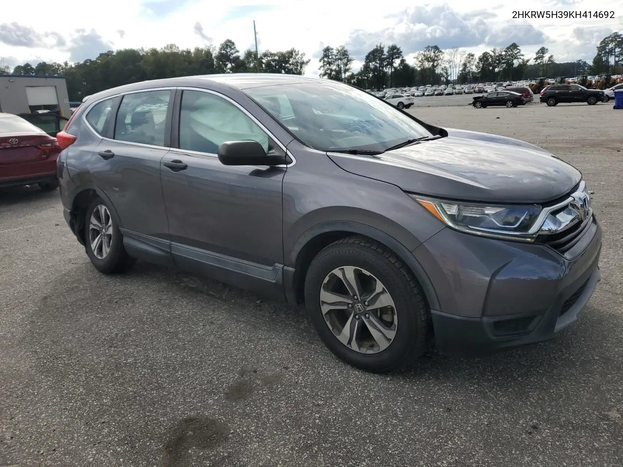 2019 Honda Cr-V Lx VIN: 2HKRW5H39KH414692 Lot: 73844424