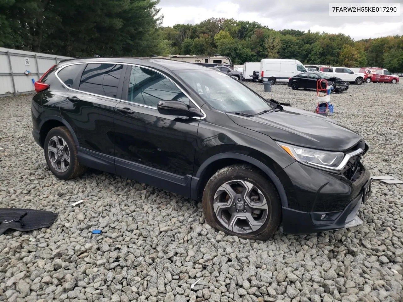 2019 Honda Cr-V Ex VIN: 7FARW2H55KE017290 Lot: 73890274