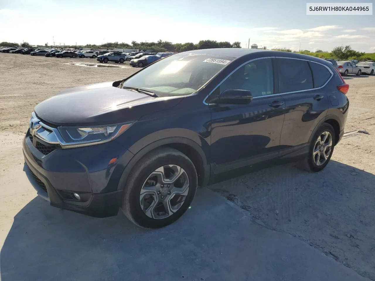 2019 Honda Cr-V Exl VIN: 5J6RW1H80KA044965 Lot: 73951594