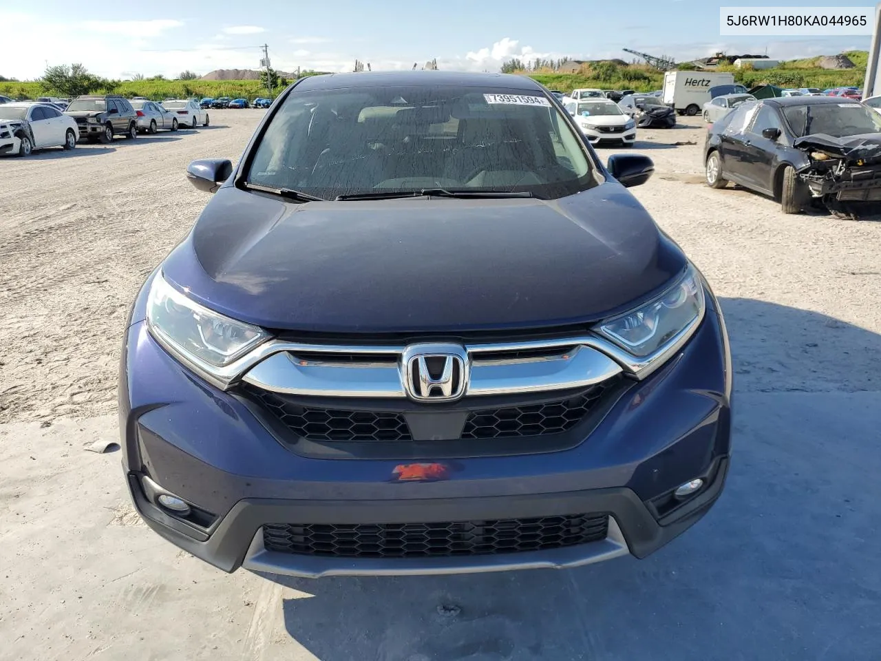 2019 Honda Cr-V Exl VIN: 5J6RW1H80KA044965 Lot: 73951594