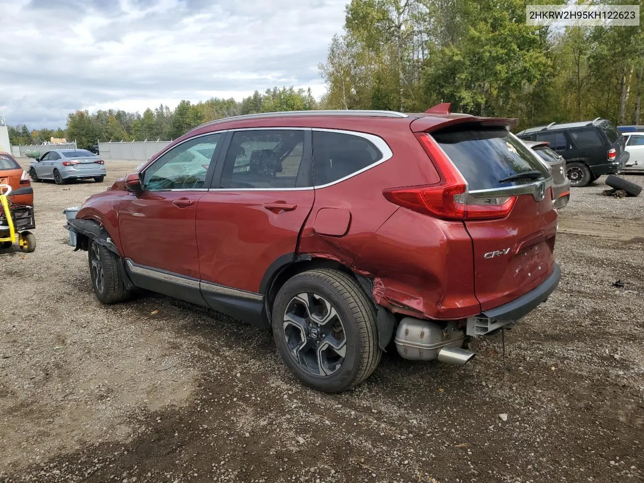 2019 Honda Cr-V Touring VIN: 2HKRW2H95KH122623 Lot: 73961084