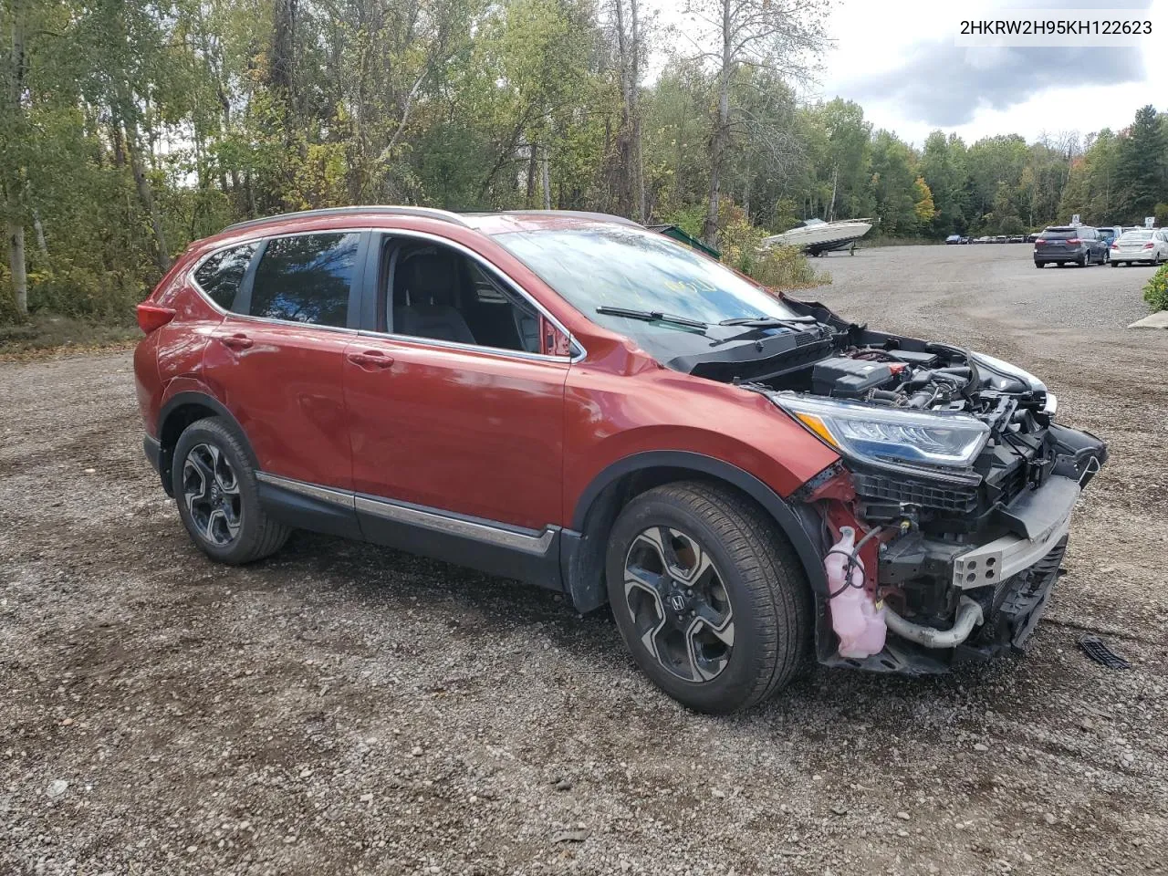 2019 Honda Cr-V Touring VIN: 2HKRW2H95KH122623 Lot: 73961084