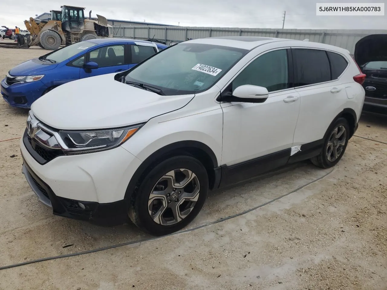 2019 Honda Cr-V Exl VIN: 5J6RW1H85KA000783 Lot: 74022634