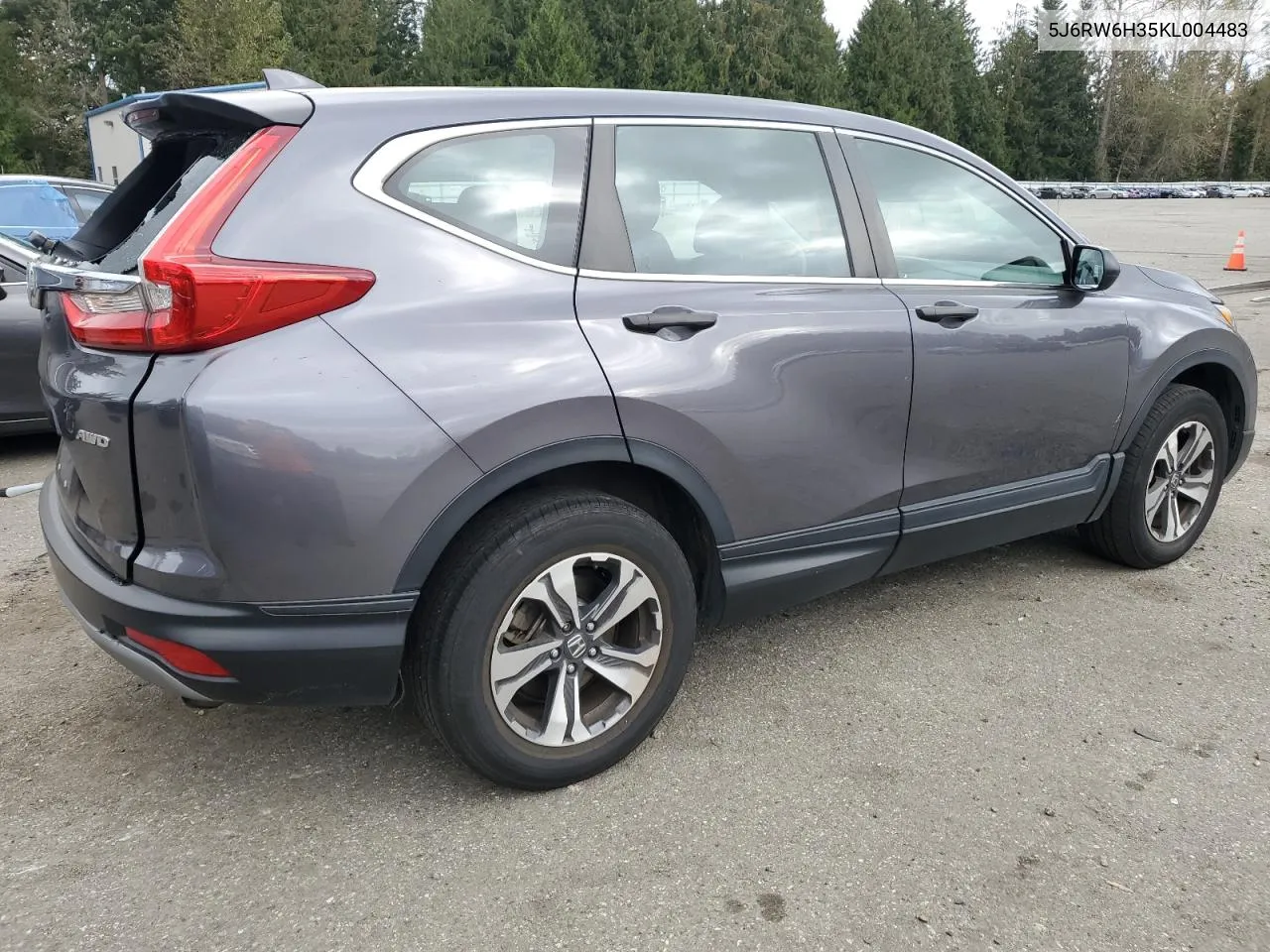 2019 Honda Cr-V Lx VIN: 5J6RW6H35KL004483 Lot: 74118584