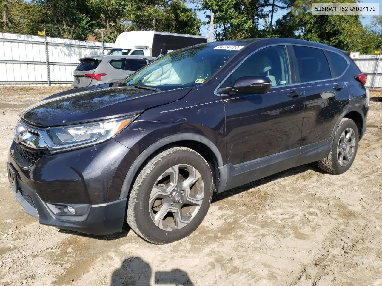 2019 Honda Cr-V Ex VIN: 5J6RW1H52KA024173 Lot: 74174724