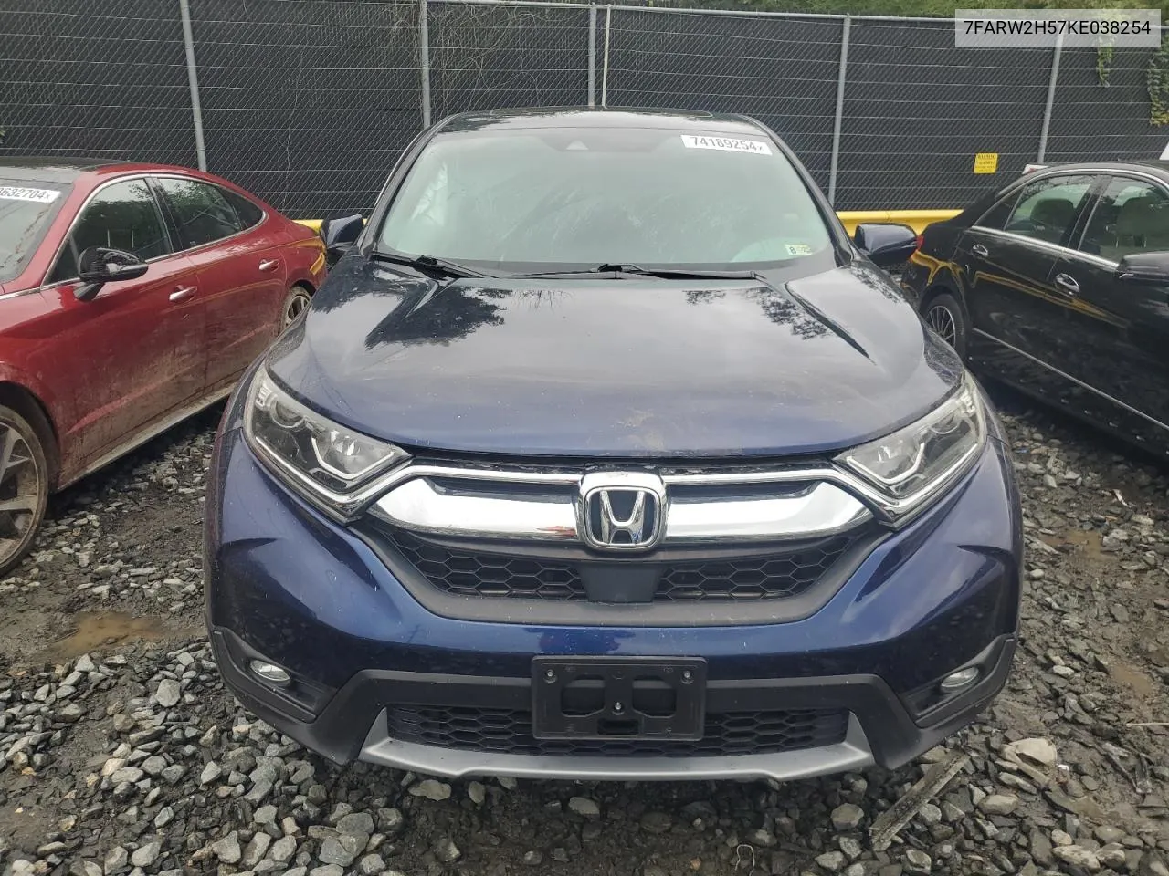 2019 Honda Cr-V Ex VIN: 7FARW2H57KE038254 Lot: 74189254