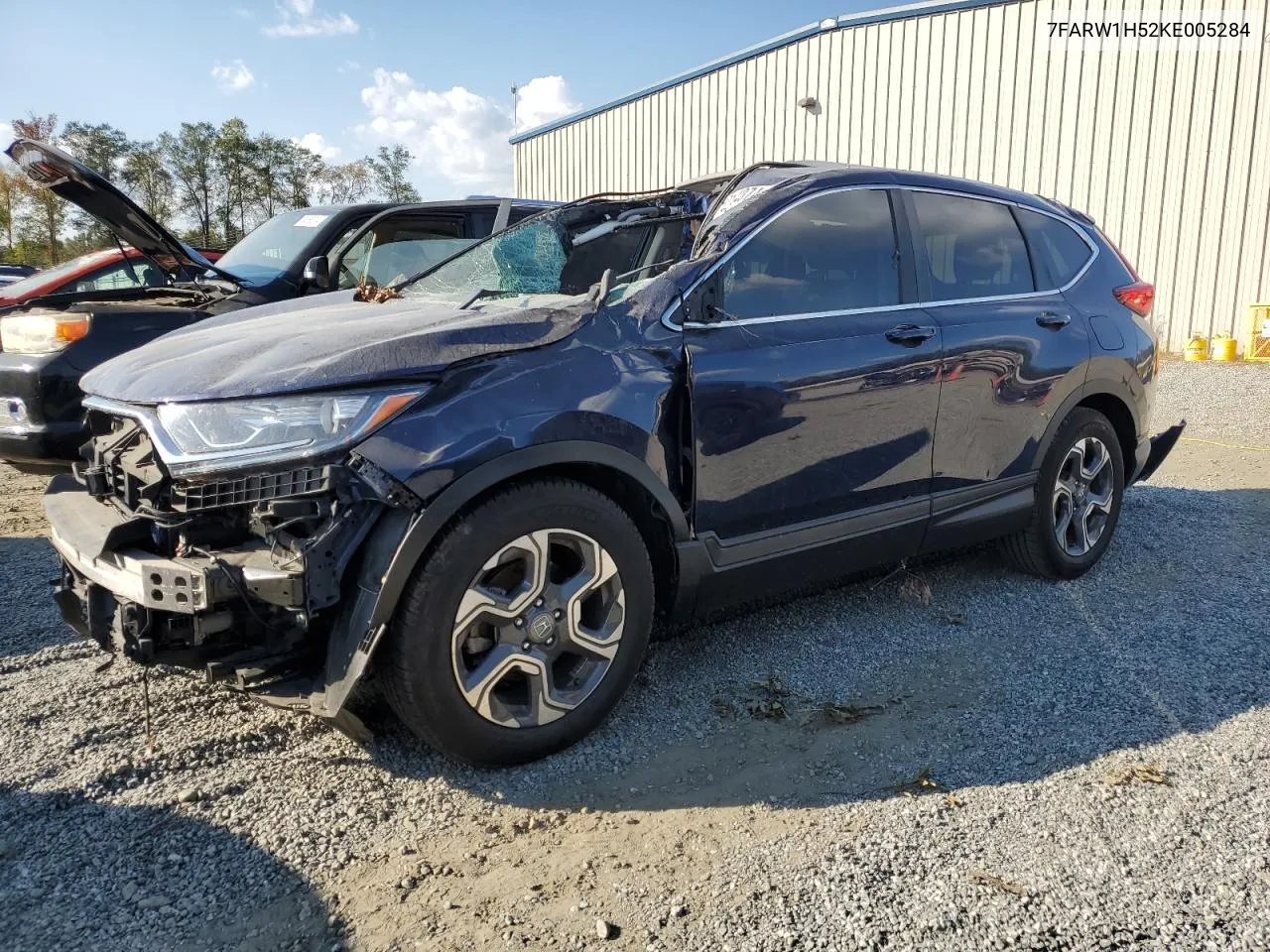 2019 Honda Cr-V Ex VIN: 7FARW1H52KE005284 Lot: 74214074