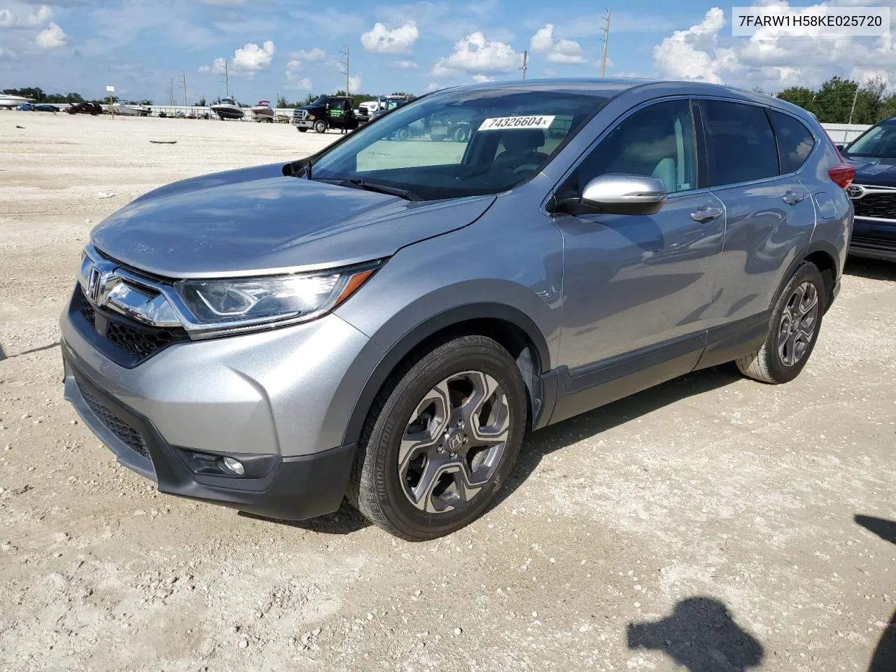 2019 Honda Cr-V Ex VIN: 7FARW1H58KE025720 Lot: 74326604