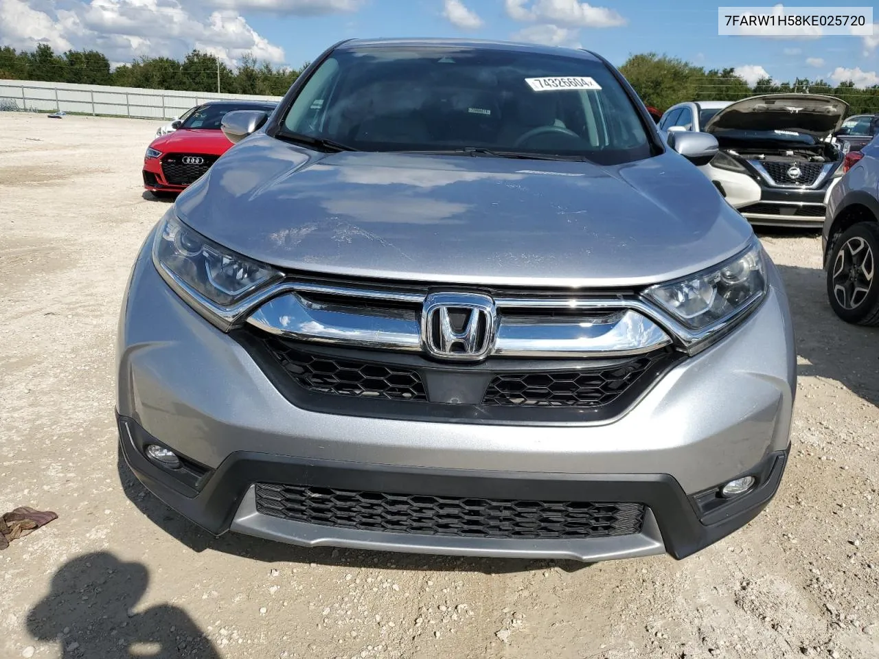 2019 Honda Cr-V Ex VIN: 7FARW1H58KE025720 Lot: 74326604