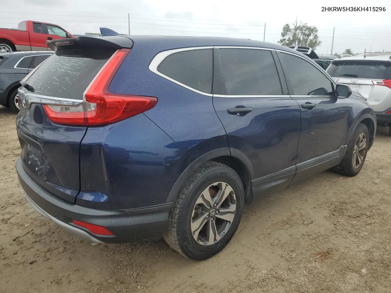 2019 Honda Cr-V Lx VIN: 2HKRW5H36KH415296 Lot: 74341544