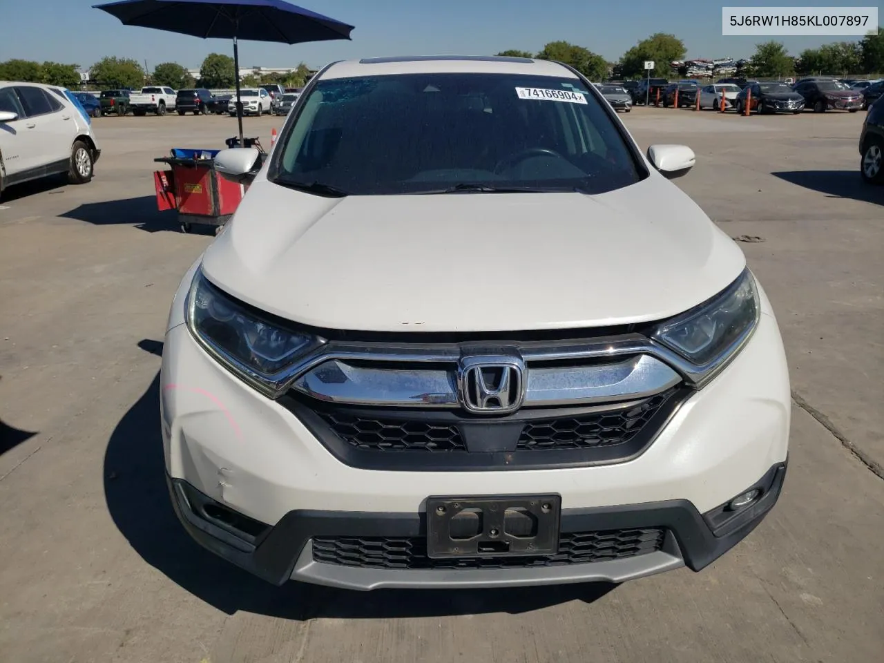 2019 Honda Cr-V Exl VIN: 5J6RW1H85KL007897 Lot: 74343514