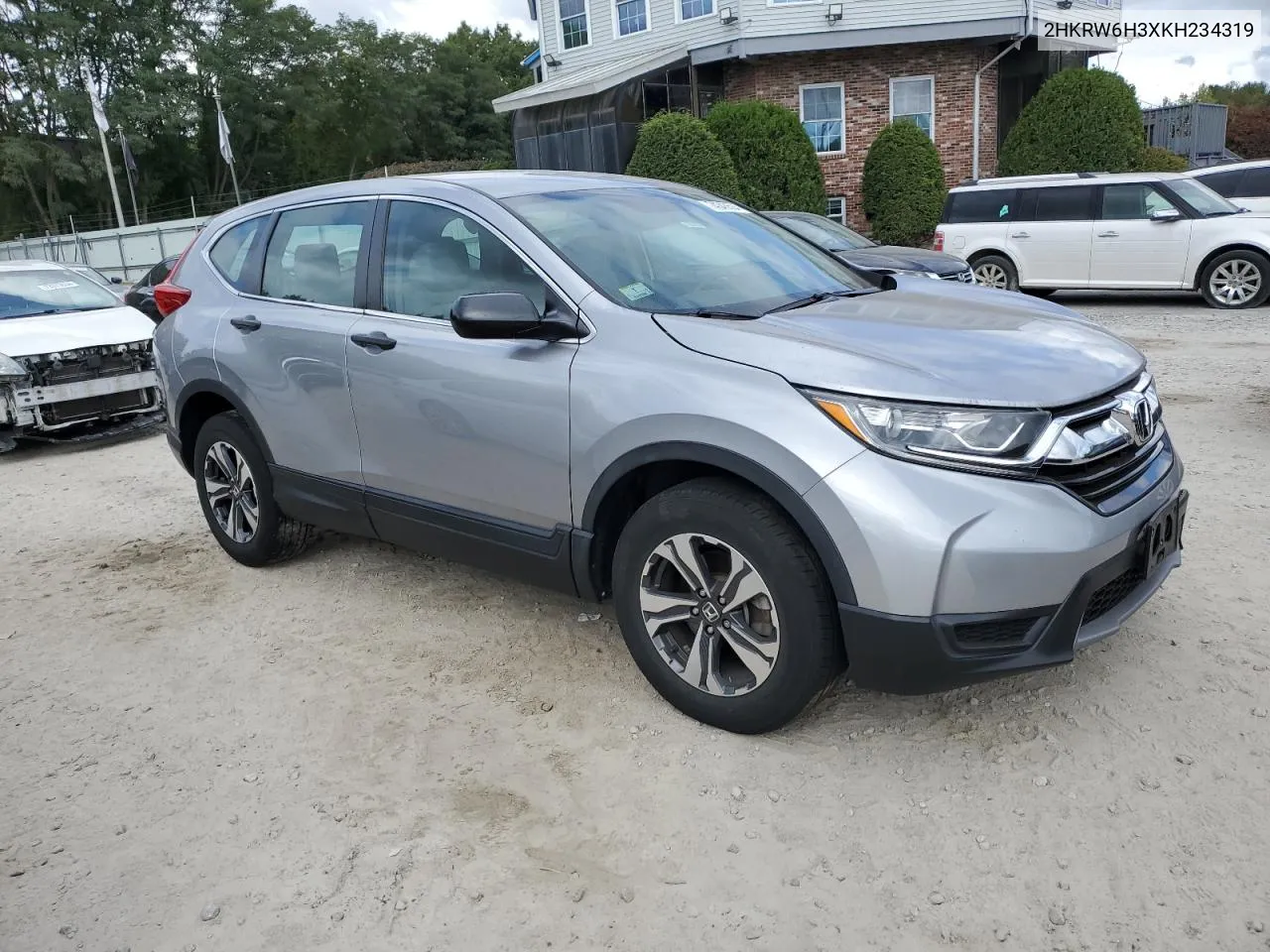 2019 Honda Cr-V Lx VIN: 2HKRW6H3XKH234319 Lot: 74345594