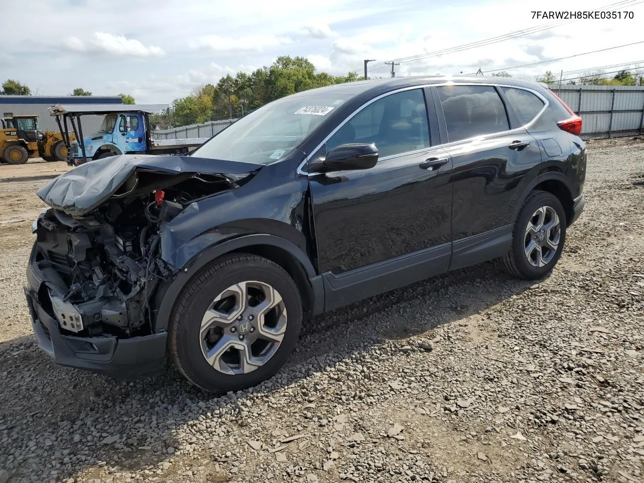 2019 Honda Cr-V Exl VIN: 7FARW2H85KE035170 Lot: 74376024