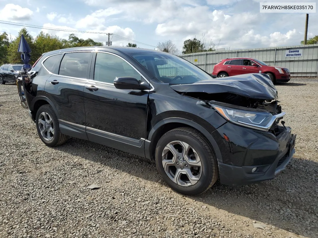 2019 Honda Cr-V Exl VIN: 7FARW2H85KE035170 Lot: 74376024