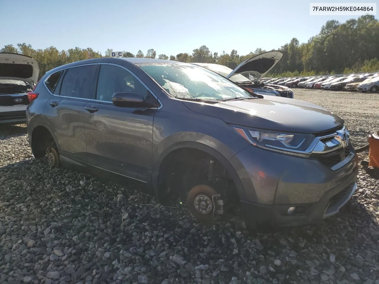 2019 Honda Cr-V Ex VIN: 7FARW2H59KE044864 Lot: 74423144