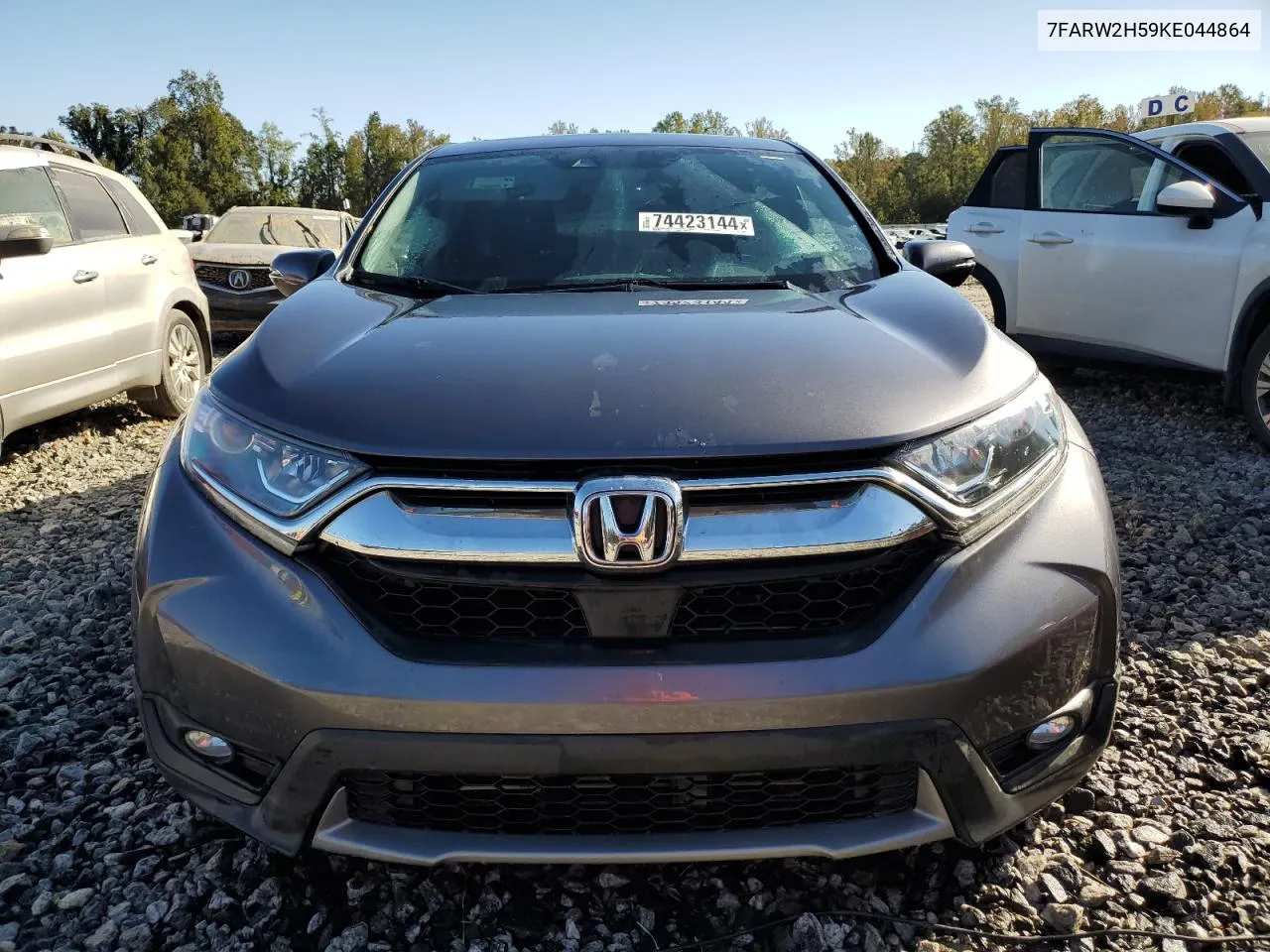 2019 Honda Cr-V Ex VIN: 7FARW2H59KE044864 Lot: 74423144