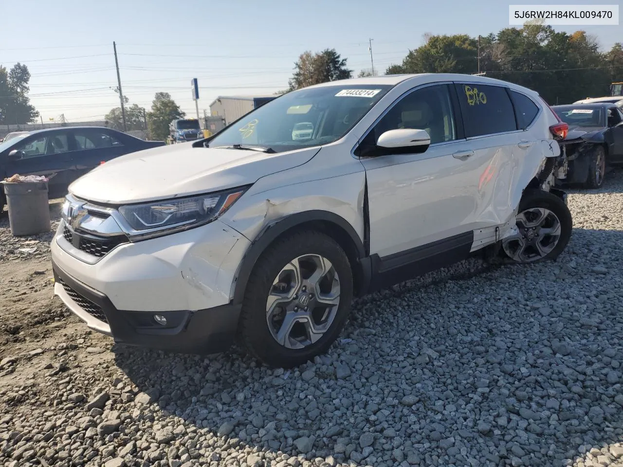 2019 Honda Cr-V Exl VIN: 5J6RW2H84KL009470 Lot: 74433214