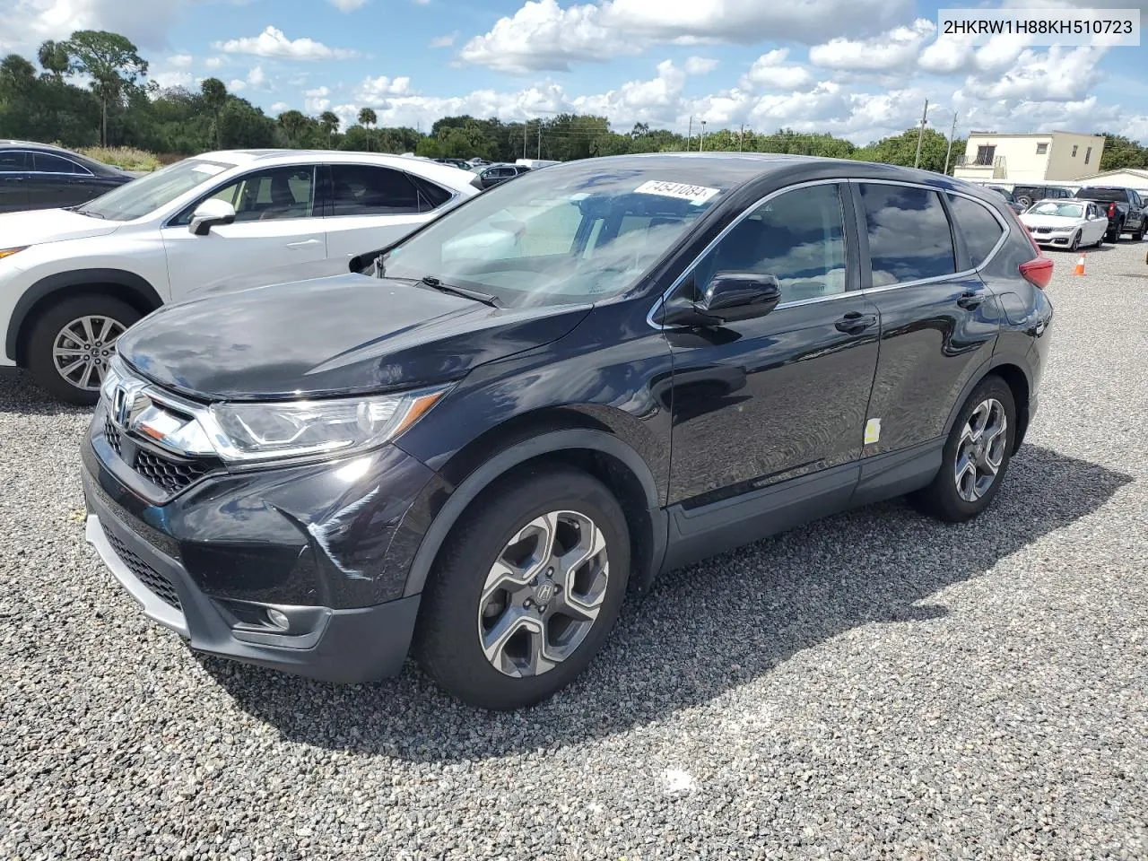 2019 Honda Cr-V Exl VIN: 2HKRW1H88KH510723 Lot: 74541084