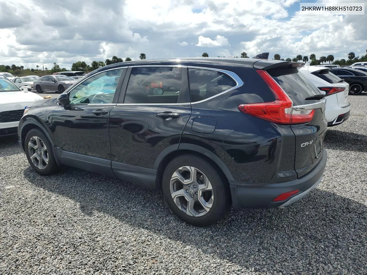 2019 Honda Cr-V Exl VIN: 2HKRW1H88KH510723 Lot: 74541084