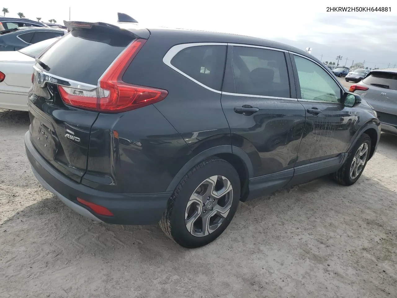 2019 Honda Cr-V Ex VIN: 2HKRW2H50KH644881 Lot: 74622104