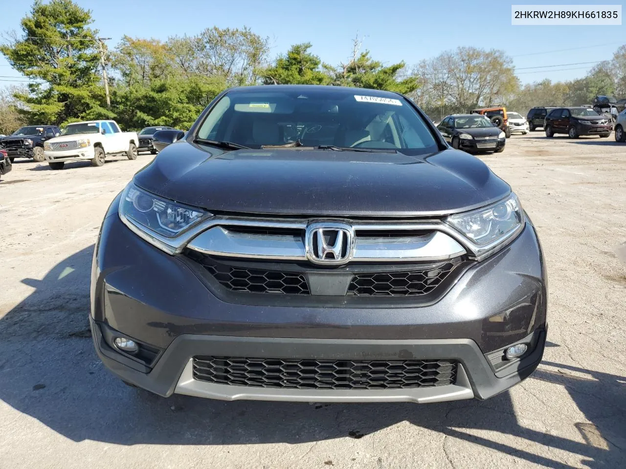 2019 Honda Cr-V Exl VIN: 2HKRW2H89KH661835 Lot: 74705054