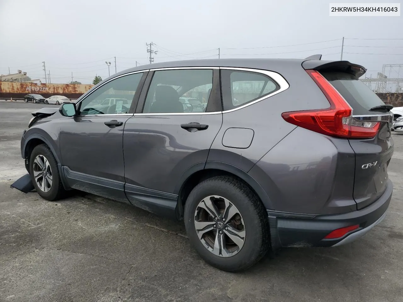 2019 Honda Cr-V Lx VIN: 2HKRW5H34KH416043 Lot: 74746534