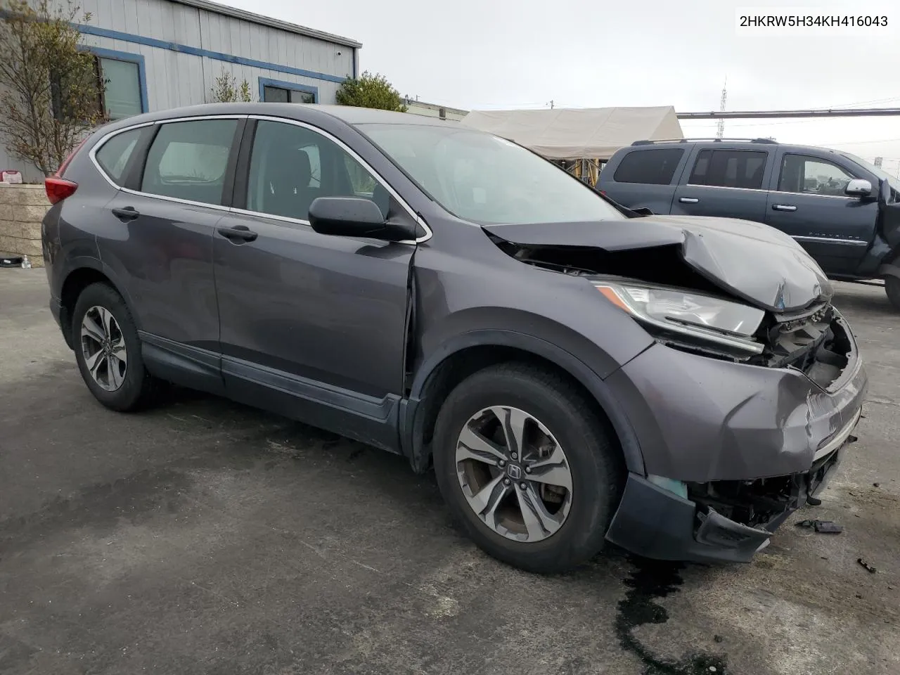 2019 Honda Cr-V Lx VIN: 2HKRW5H34KH416043 Lot: 74746534