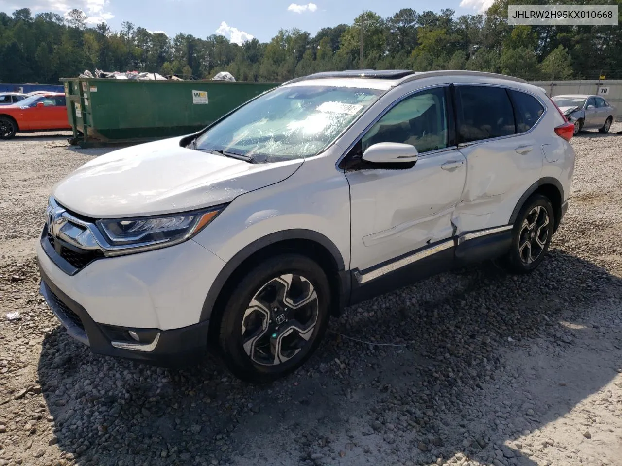 2019 Honda Cr-V Touring VIN: JHLRW2H95KX010668 Lot: 74753504