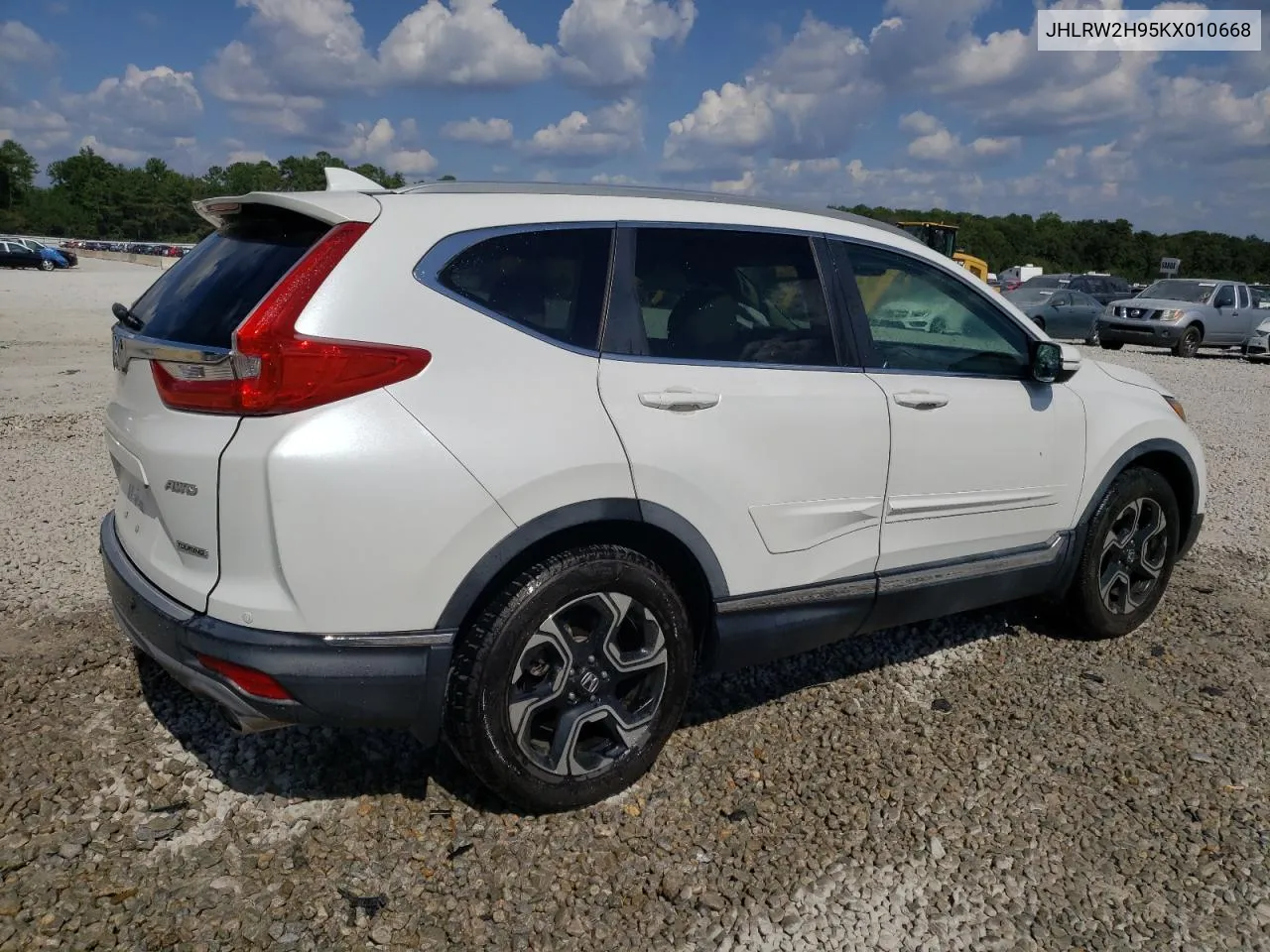 2019 Honda Cr-V Touring VIN: JHLRW2H95KX010668 Lot: 74753504