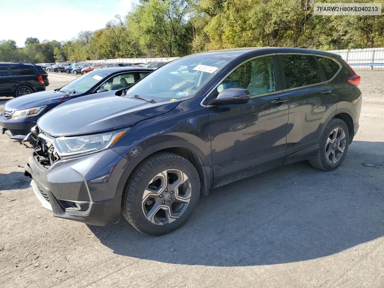 2019 Honda Cr-V Exl VIN: 7FARW2H80KE040213 Lot: 74836074