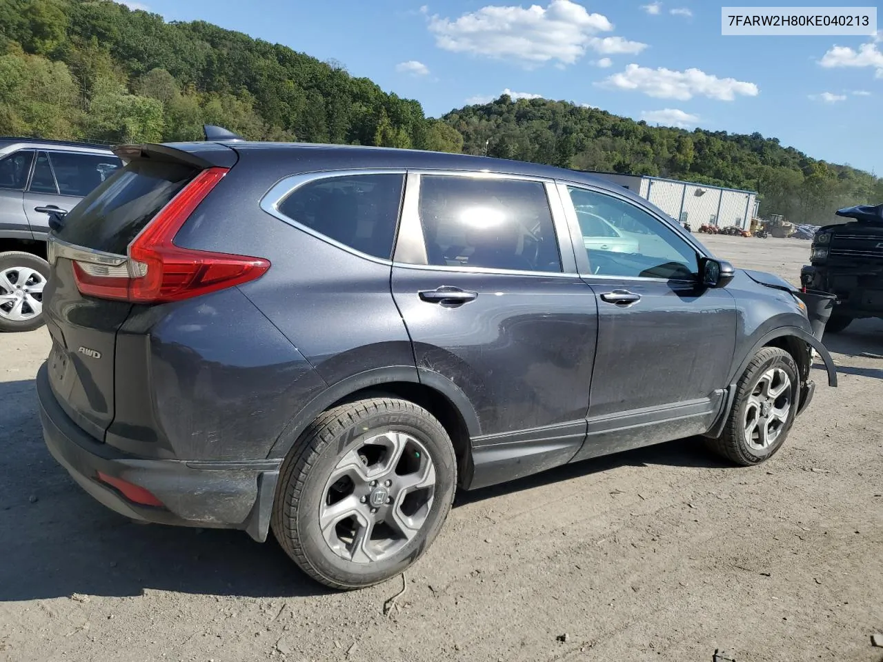 2019 Honda Cr-V Exl VIN: 7FARW2H80KE040213 Lot: 74836074