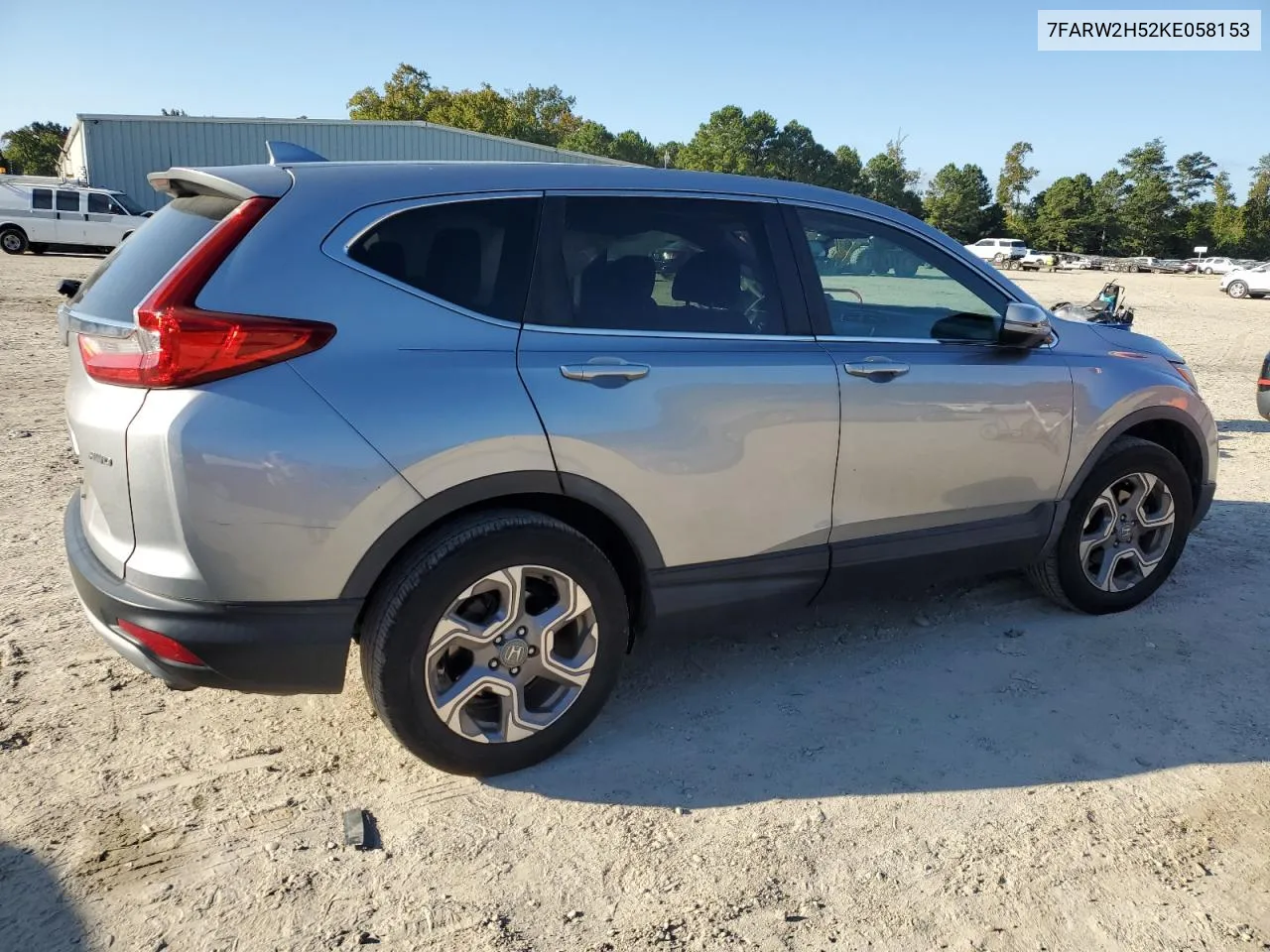 2019 Honda Cr-V Ex VIN: 7FARW2H52KE058153 Lot: 74842214