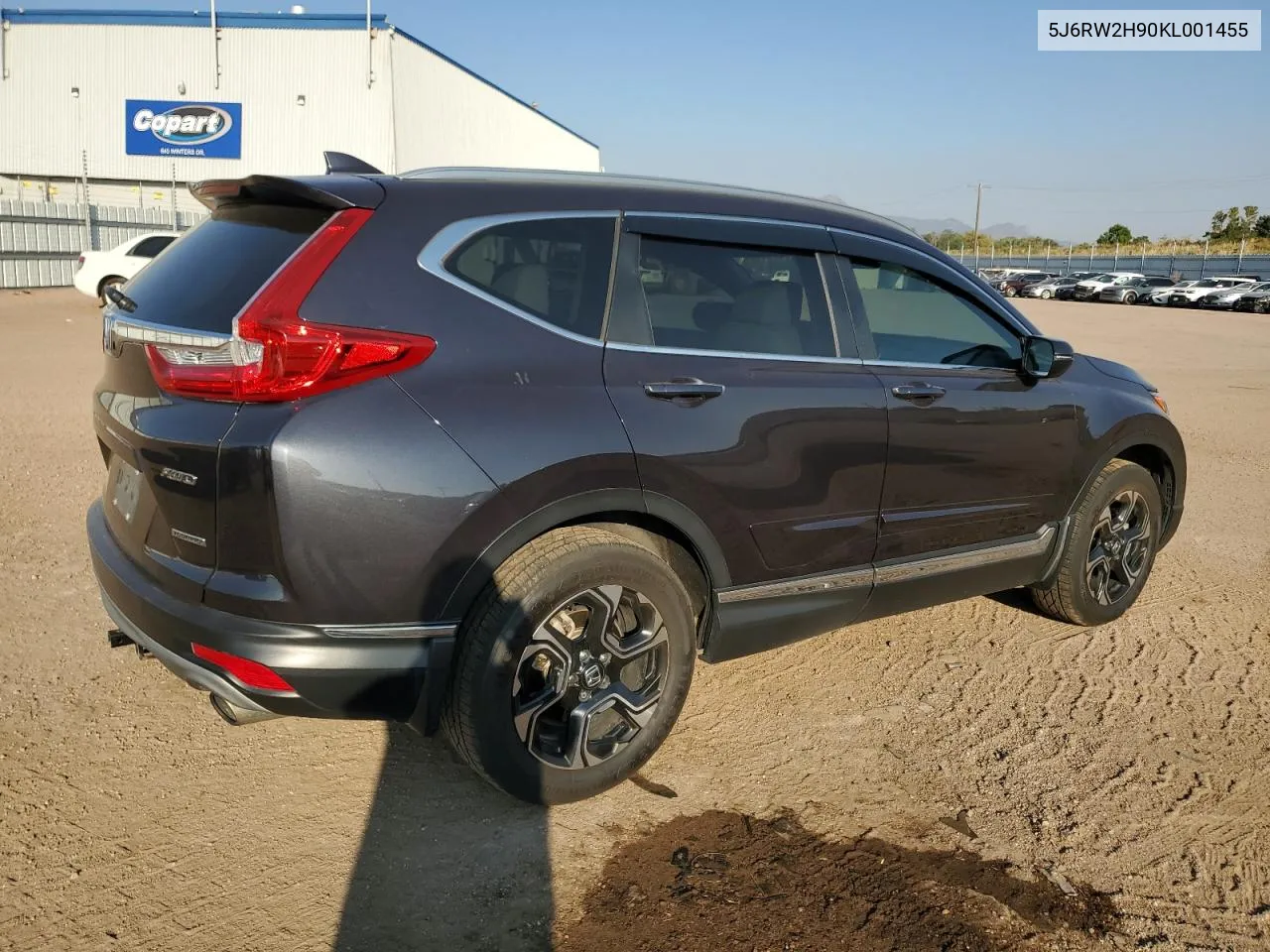 2019 Honda Cr-V Touring VIN: 5J6RW2H90KL001455 Lot: 74858844