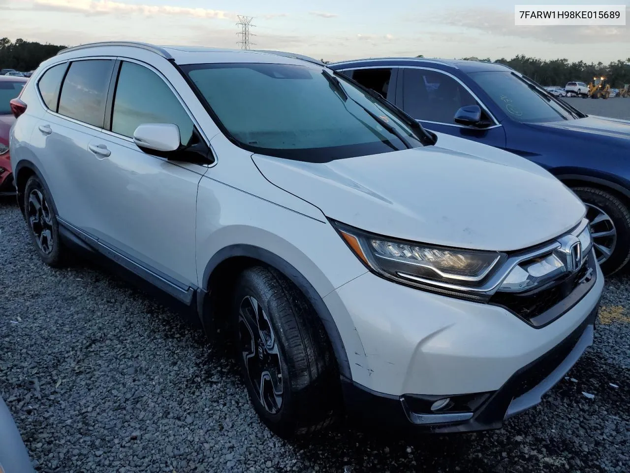 2019 Honda Cr-V Touring VIN: 7FARW1H98KE015689 Lot: 75073604