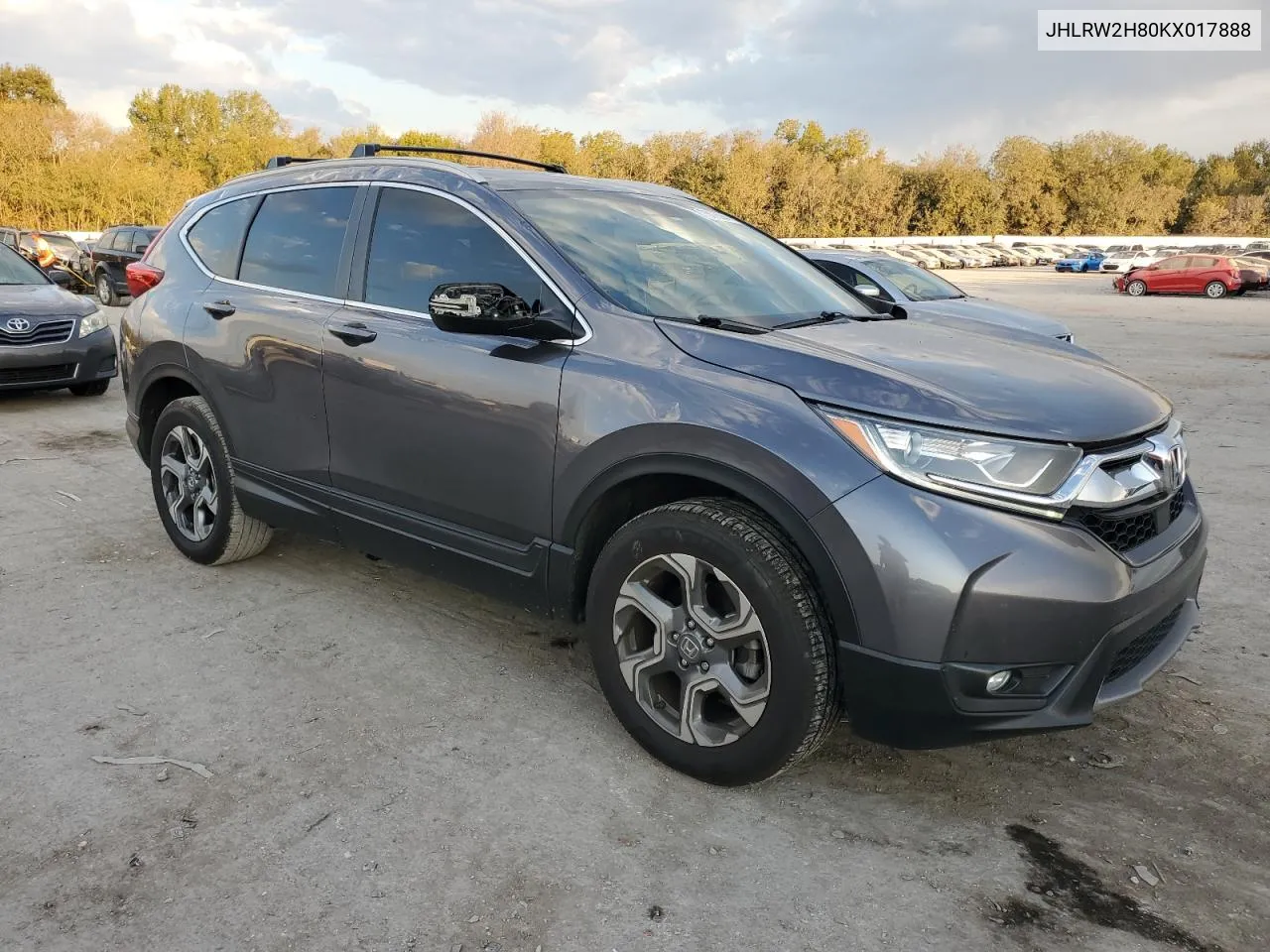 2019 Honda Cr-V Exl VIN: JHLRW2H80KX017888 Lot: 75075944