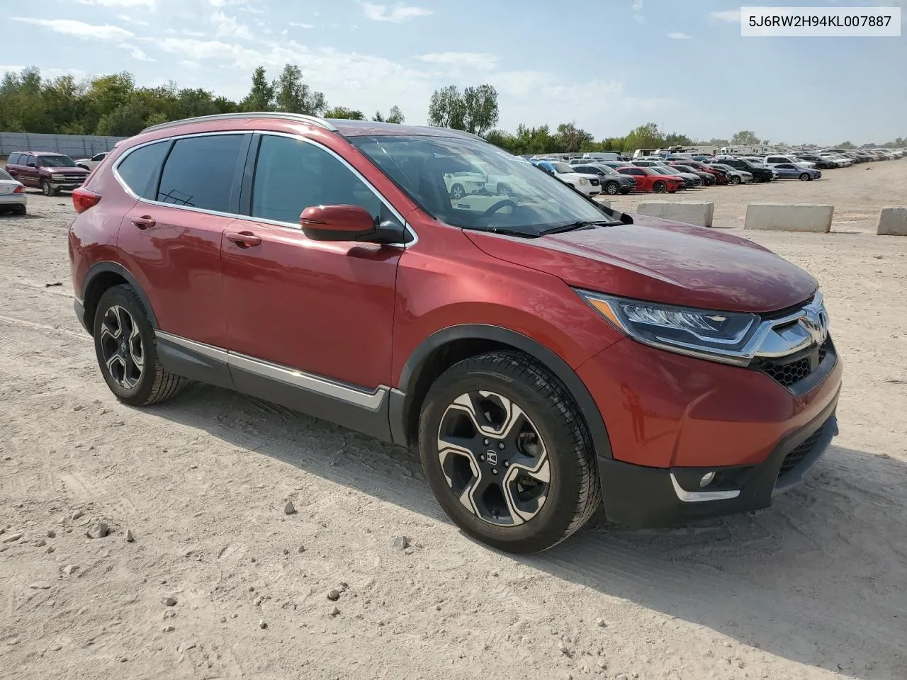 2019 Honda Cr-V Touring VIN: 5J6RW2H94KL007887 Lot: 75085514