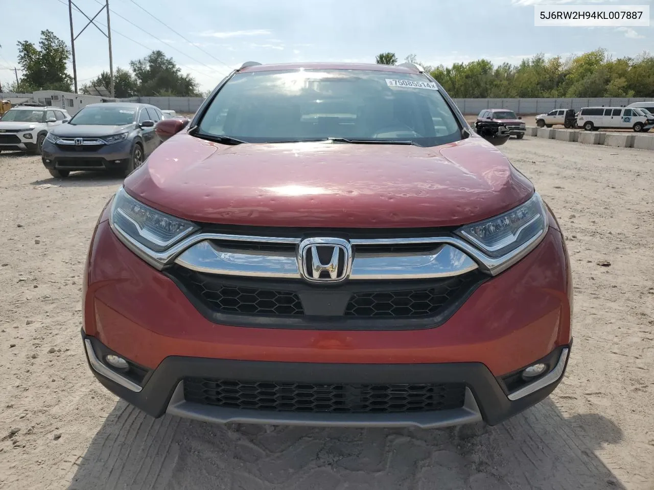 2019 Honda Cr-V Touring VIN: 5J6RW2H94KL007887 Lot: 75085514