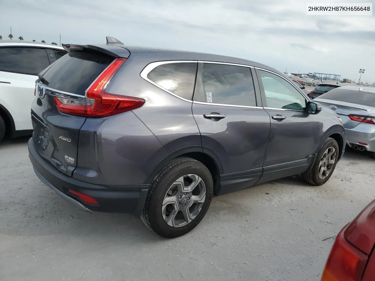 2019 Honda Cr-V Exl VIN: 2HKRW2H87KH656648 Lot: 75095144