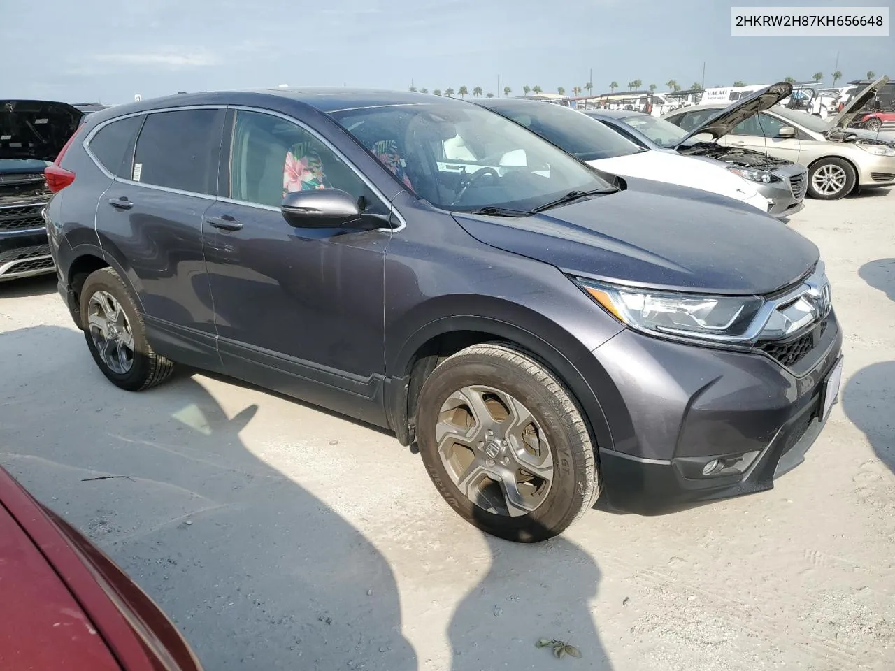 2019 Honda Cr-V Exl VIN: 2HKRW2H87KH656648 Lot: 75095144