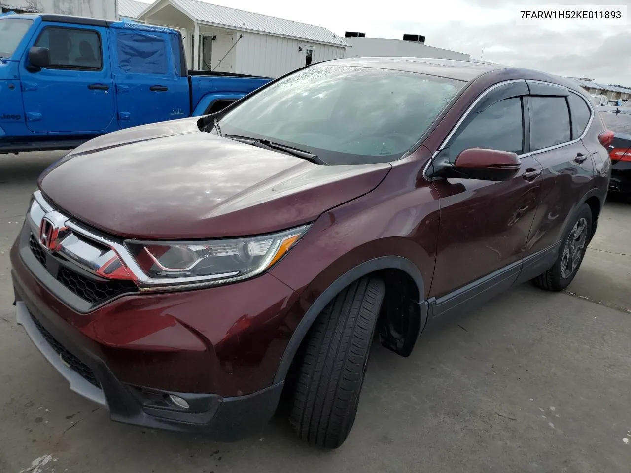 2019 Honda Cr-V Ex VIN: 7FARW1H52KE011893 Lot: 75099044